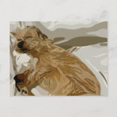 小さなデイジー犬 シーズンポストカード (正面)