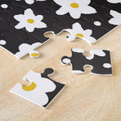 小さなデイジー、ヴィンテージ、シームレスな背景。 ジグソーパズル (側面)