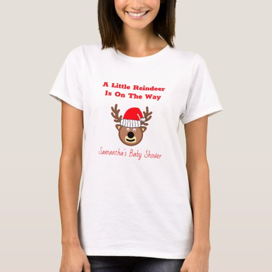 小さなトナカイがやってくる Tシャツ (正面)