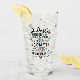 小さなトナカイ8羽 タンブラーグラス