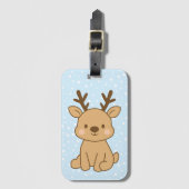 小さなトナカイ ラゲッジタグ (正面縦)
