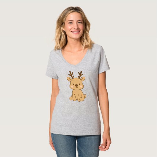 小さなトナカイ Tシャツ (正面フル)
