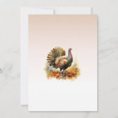 小さなトルコがやってくる 招待状、ありがとう 招待状 (裏面)