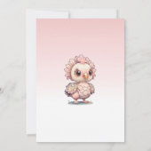 小さなトルコがやってくる 招待状、ありがとう 招待状 (裏面)