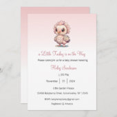 小さなトルコがやってくる 招待状、ありがとう 招待状 (正面/裏面)