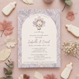 小さなトルコちゃんがやってくる！秋のベイビーシャワー 招待状