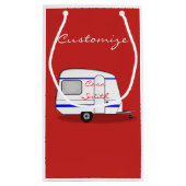 小さなトレーラーgypsy caravan Thunder_Cove色 スモールペーパーバッグ (裏面)