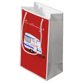 小さなトレーラーgypsy caravan Thunder_Cove色 スモールペーパーバッグ (裏面アングル)