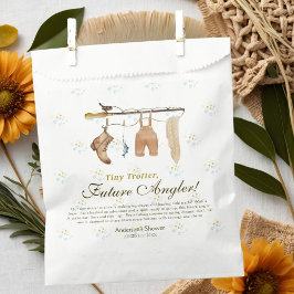 小さなトロッター未来アングラー魚釣りベビーシャワー フェイバーバッグ