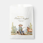 小さなトロッター未来アングラー魚釣りボーイベビーシャワー フェイバーバッグ (正面)