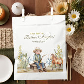 小さなトロッター未来アングラー魚釣りボーイベビーシャワー フェイバーバッグ