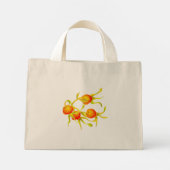 小さなトートに秋が訪れる(R) ミニトートバッグ (裏面)