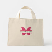 小さなトートトートバッグ – 背面を見る ミニトートバッグ (裏面)