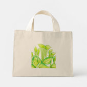 小さなトートバッグの「調和イン・グリーン」 ミニトートバッグ (裏面)