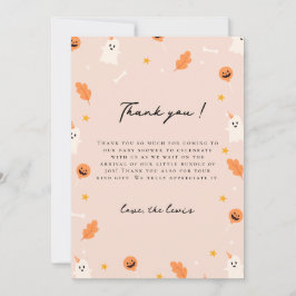 小さなドアはほとんどベビーサンキューカード サンキューカード