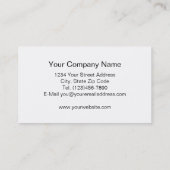 小さなドットの金ゴールドプロフェッショナル 名刺 (裏面)