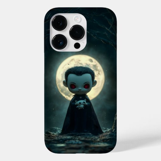 小さなドラキュラハロウィーンiPhoneケース Case-Mate iPhoneケース (裏面)
