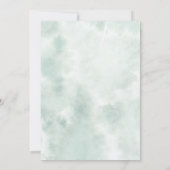 小さなドラゴンが赤ちゃんシャワーを浴びる 招待状 (裏面)