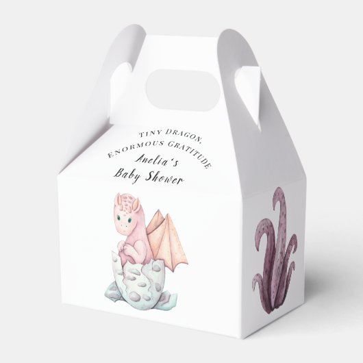 小さなドラゴンに感謝の気持ち フェイバーボックス (正面サイド)