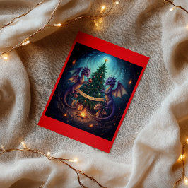 小さなドラゴンの巣からメリークリスマス シーズンカード