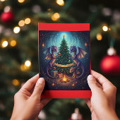小さなドラゴンの巣からメリークリスマス シーズンカード