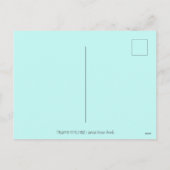 小さなドラゴン溶け&ショベル雪おもしろいかわいい シーズンポストカード (裏面)