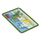 小さなドラゴン溶け&ショベル雪おもしろいかわいい マグネット (右側)