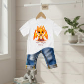 小さなドラゴン ベビーTシャツ