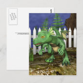 小さなドラゴン ポストカード (正面/裏面)