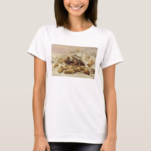 小さなドラム缶の暖かさ Tシャツ (正面)