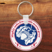 小さなドングリから強いカシが育つ キーホルダー (正面)