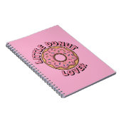 小さなドーナツ好き | キッズ ノートブック (右側)