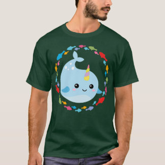 小さなナールウニコーンクジラ2 Tシャツ
