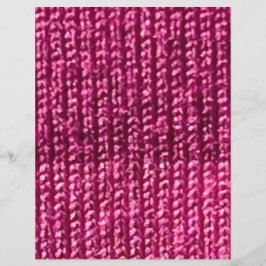 小さなニット織りパターン熱ピンクスクラップブック紙