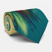 小さなニンジンが詰まった青々とした葉 ネクタイ (ロール)