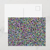 小さなネオン円はがき ポストカード (正面/裏面)