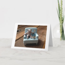 小さなネズミの夕食時間 カード