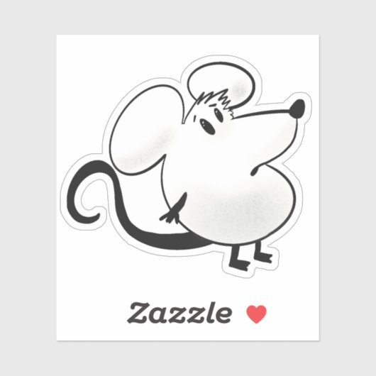 小さなネズミ シール (シート)