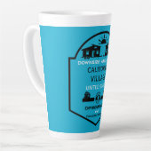 小さなハウスコミュニティ編集可能 カフェラテマグ (左アングル)