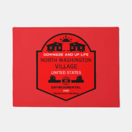 小さなハウスコミュニティ編集可能 ドアマット