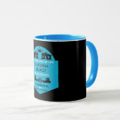 小さなハウスコミュニティ編集可能 マグカップ (正面右)