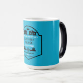 小さなハウスコミュニティ編集可能 モーフィングマグカップ (正面右)