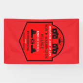 小さなハウスコミュニティ編集可能 横断幕 (横)