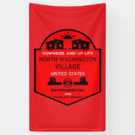 小さなハウスコミュニティ編集可能 横断幕