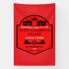 小さなハウスコミュニティ編集可能 横断幕