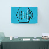 小さなハウスコミュニティ編集可能 横断幕 (トレードショー)