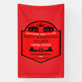 小さなハウスコミュニティ編集可能 横断幕