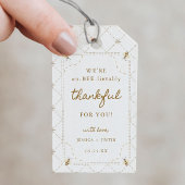 小さなハチミツバチアンビーの愛に感謝の気持ち ギフトタグ