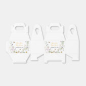 小さなハチミツバチワイルドフラワーベイビーシャワー フェイバーボックス (折り畳みなし)