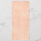 小さなハチミツバチワイルドフラワーベイビーシャワー メニュー (裏面)